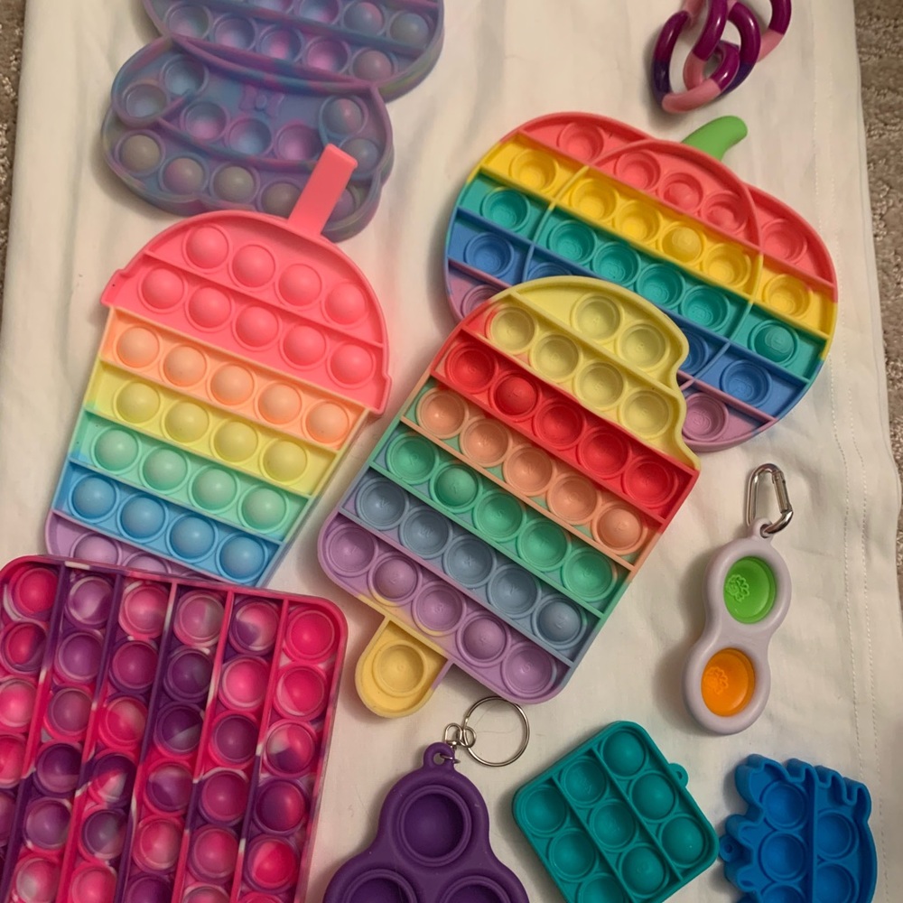 Colorful Pop It Fidget Toy Set